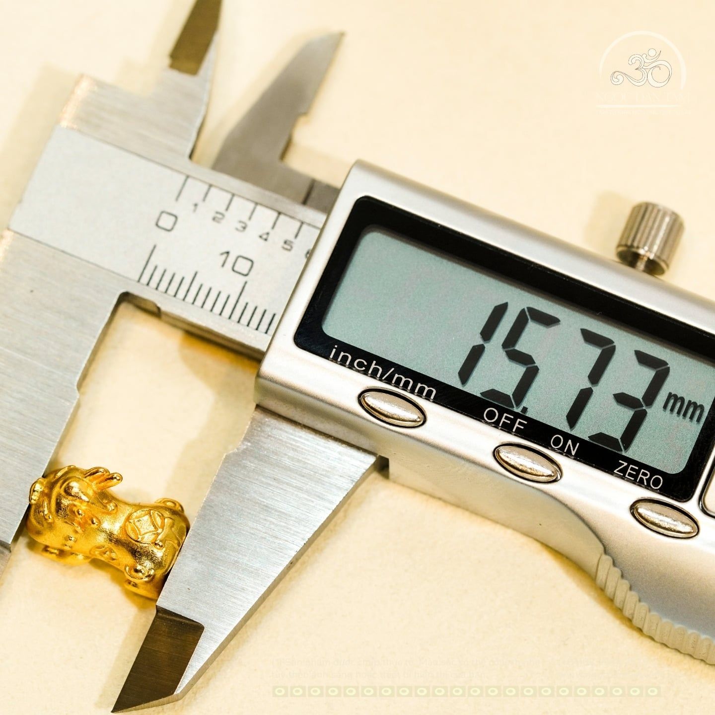  Charm Tỳ Hưu 15.73mm - Bạc 925 Mạ Vàng Cao Cấp 