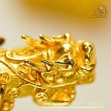  Charm Tỳ Hưu 22,83mm - Bạc 925 Mạ Vàng Cao Cấp 