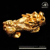  Charm Tỳ Hưu 24,14mm - Đồng Thau Mạ Vàng Cao Cấp 