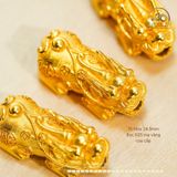  Charm Tỳ Hưu 24,59mm - Bạc 925 Mạ Vàng Cao Cấp 