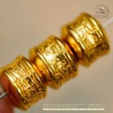  Charm Taisui Vàng 9.93mm - Bạc 925 Cao Cấp Mạ Vàng 