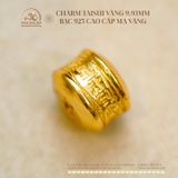  Charm Taisui Vàng 9.93mm - Bạc 925 Cao Cấp Mạ Vàng 