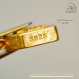  Charm Tara Xanh 8.36mm - Bạc 925 Mạ Vàng Cao Cấp 