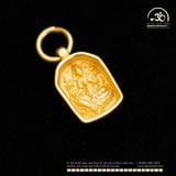  Charm Tara Xanh 8.36mm - Bạc 925 Mạ Vàng Cao Cấp 