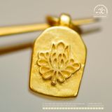  Charm Tara Xanh 8.36mm - Bạc 925 Mạ Vàng Cao Cấp 