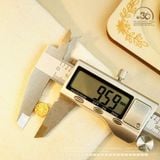 Charm Thần Tài Zakiram Bạc 925 Mạ Vàng 