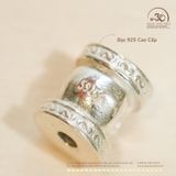  Charm Trụ Bạc Đầu Lâu Lớn - Bạc 