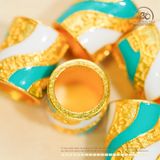  Charm Trụ Bình An - Bạc 925 Mạ Vàng Cao Cấp 