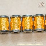  Charm Trụ Chú Omani Vàng Viền Bạc 9.49mm - Bạc 925 Mạ Vàng Cao Cấp 