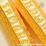  Charm Trụ Dài Chú Om - Bạc 925 Mạ Vàng Cao Cấp 