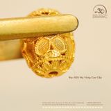  Charm Trụ Hoa 6 Cánh - Bạc 925 Mạ Vàng Cao Cấp 