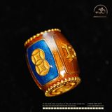  Charm Trụ Ngũ Phúc Bạc 925 Mạ Vàng Cao Cấp 