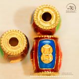  Charm Trụ Ngũ Phúc Bạc 925 Mạ Vàng Cao Cấp 