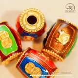  Charm Trụ Ngũ Phúc Bạc 925 Mạ Vàng Cao Cấp 