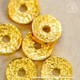  Charm Tròn 3 Màu 8mm Bạc 925 - Mạ Vàng Cao Cấp 