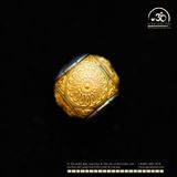  Charm Tròn 4 Pháp Khí Mạ Vàng  9.09mm - Bạc 925 Mạ Vàng Cao Cấp 