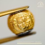  Charm Tròn 4 Pháp Khí Mạ Vàng  9.09mm - Bạc 925 Mạ Vàng Cao Cấp 