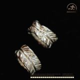  Charm Tròn Bạc Lá Nhỏ - Bạc 925 Cao Cấp 