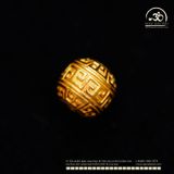  Charm Tròn Chữ Vạn Bạc Mạ Vàng  8.36mm - Bạc 925 mạ vàng cao cấp 