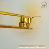  Charm Tròn Dẹp 3mm - Bạc Mạ Vàng 