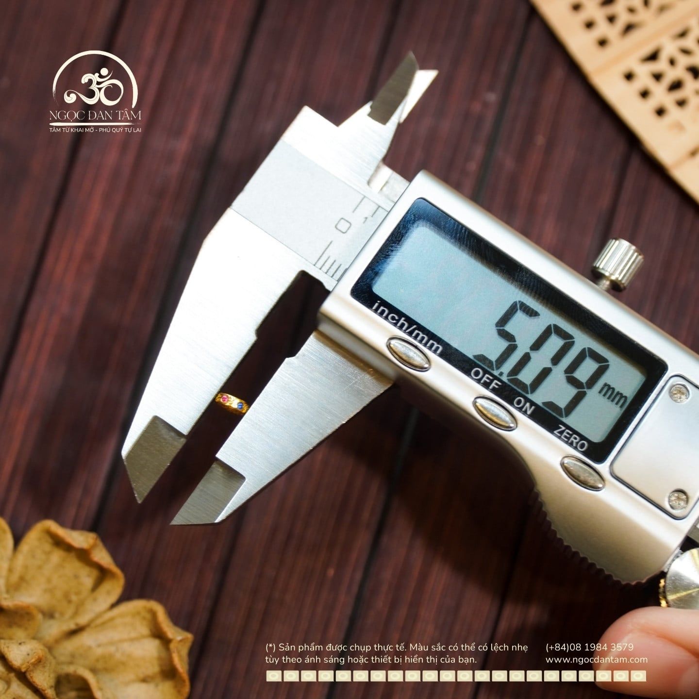  Charm Tròn Dẹp 5mm Đính Đá 3 màu - Bạc 925 Mạ Vàng Cao Cấp 