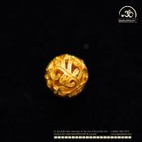  Charm Tròn Xoắn Mạ Vàng 8.12mm - Kim Loại Mạ Vàng 