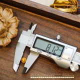  Charm Tròn Xoắn Mạ Vàng 8.12mm - Kim Loại Mạ Vàng 