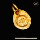  Charm Treo Bánh Xe May Mắn 9.22mm - Bạc 925 Mạ Vàng Cao Cấp 