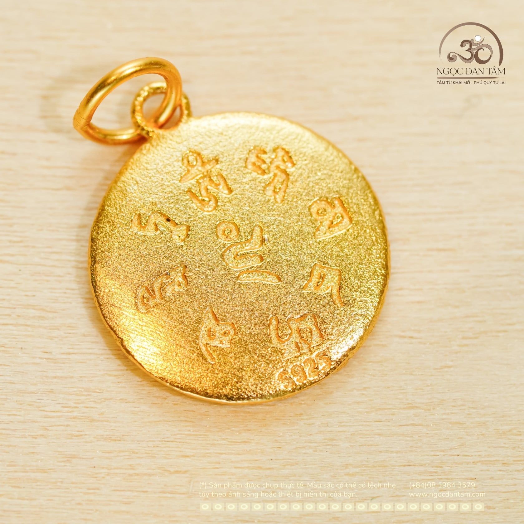  Charm Treo Mặt Thánh - Bạc 925 Mạ Vàng Cao Cấp 