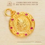  Charm Treo Mặt Thánh - Bạc 925 Mạ Vàng Cao Cấp 