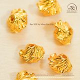  Charm Vỏ Sò Mạ Vàng - Bạc 925 Mạ Vàng Cao Cấp 