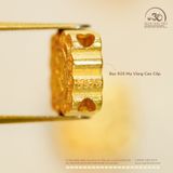  Charm Vuông Đoàn Viên - Bạc 925 Mạ Vàng Cao Cấp 