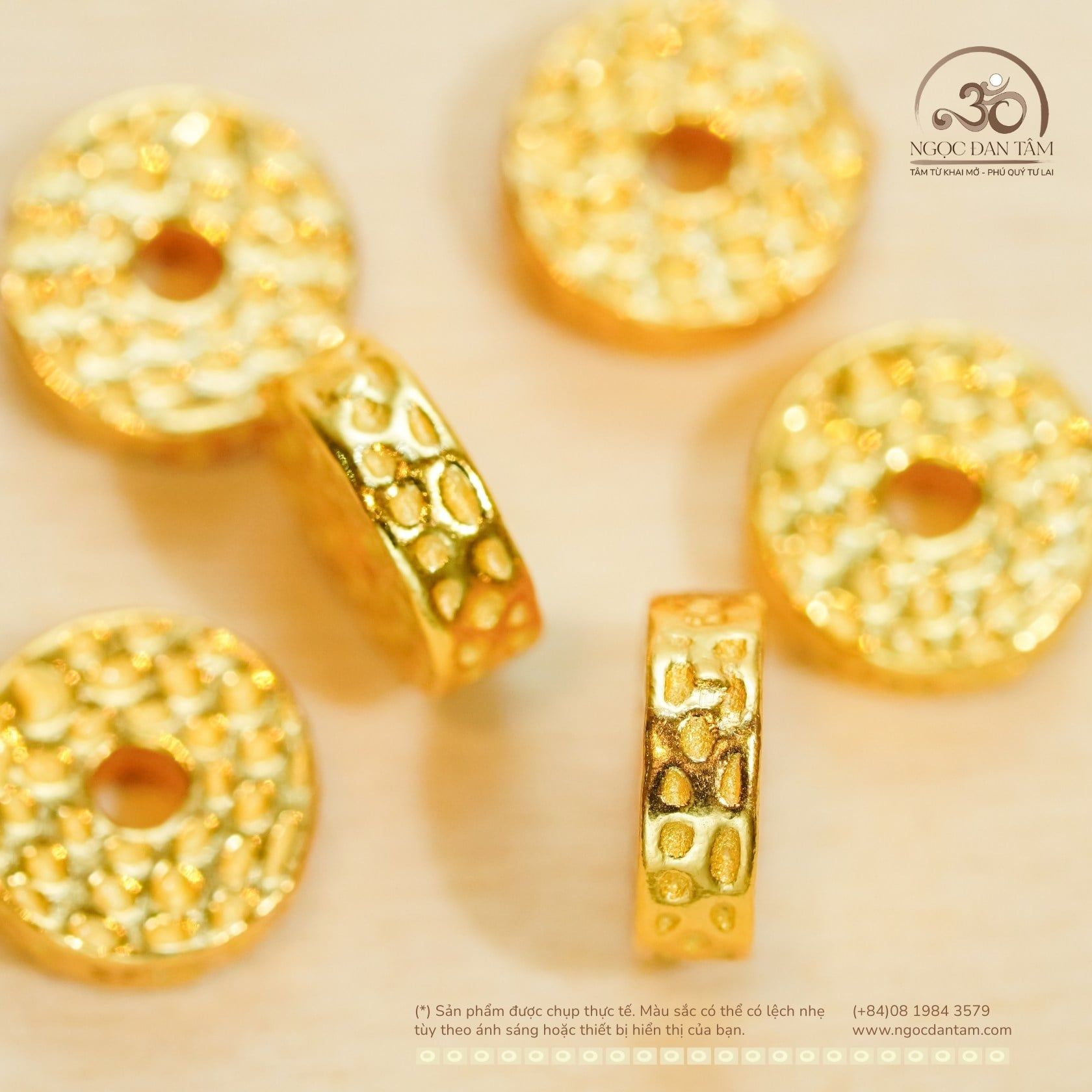  Charm Xu Cát Tường - Bạc 925 Mạ Vàng Cao Cấp 