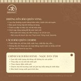  Vòng Cổ Hổ Phách Cognac Tròn Thô 12gram 