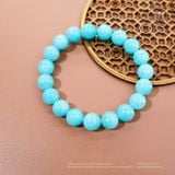  Vòng Tay Amazonite Vân Trắng 10mm 5A 