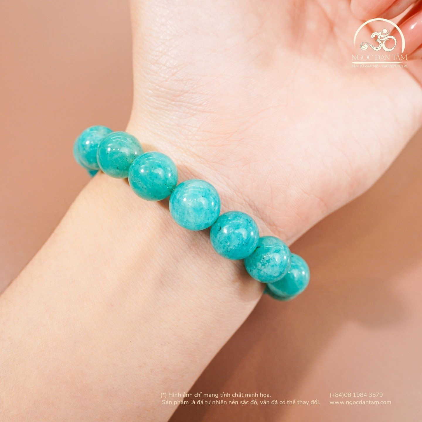  Vòng Tay Đá Amazonite 10mm 4A 