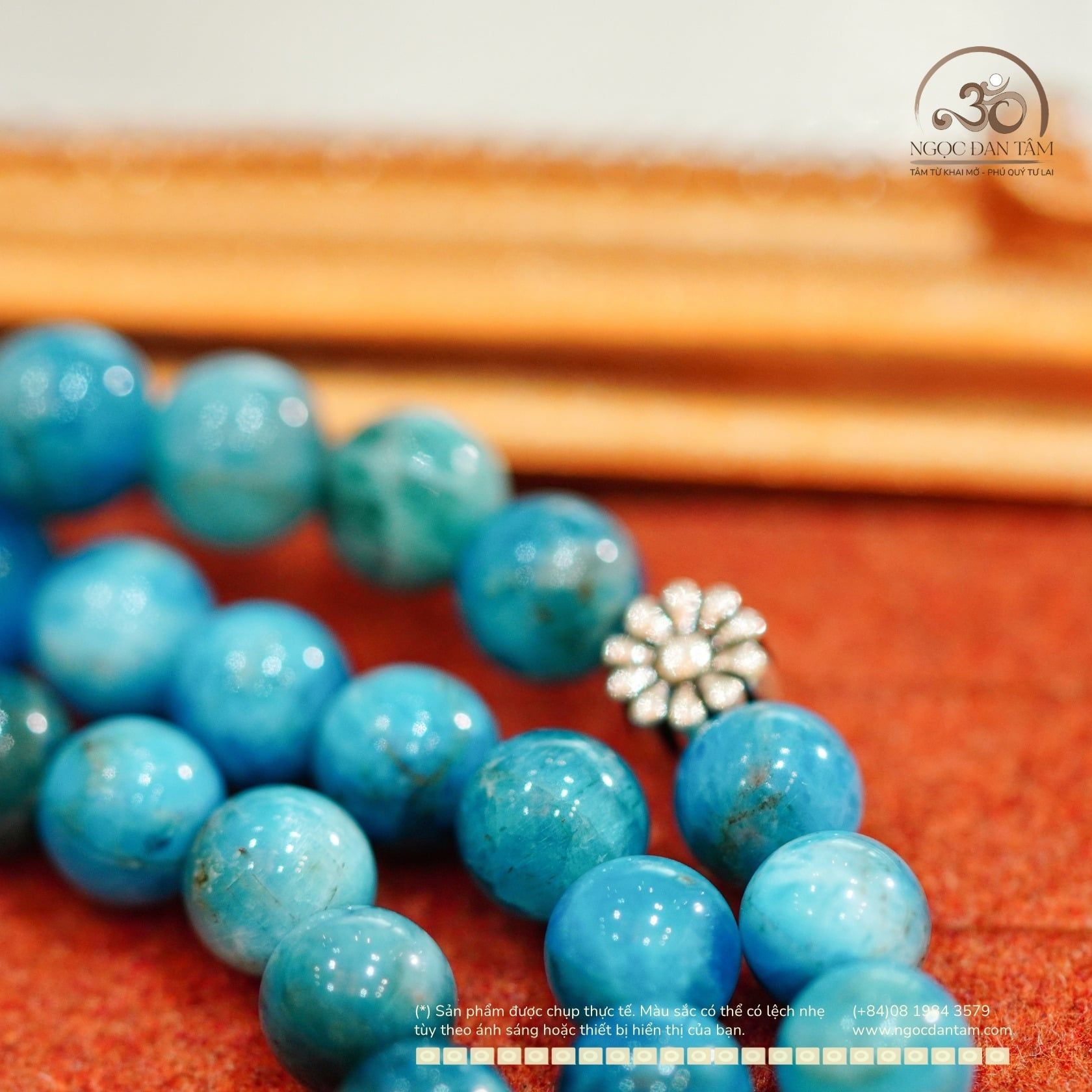  Vòng Cổ Apatite Phối Charm Dreamcatcher 