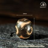  Dzi 3 Mắt 18x14mm ( New Dzi - Xiao Lu ) 