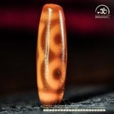  Đá Dzi 3 Mắt 35x11mm (New Dzi - Xiao Lu) 