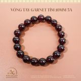  Vòng Tay Garnet Tím 10mm 5A 