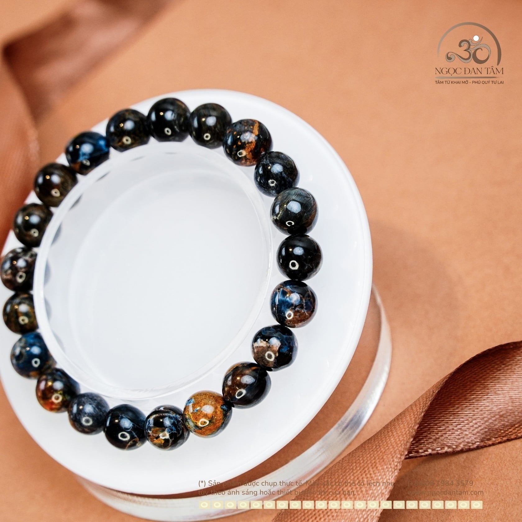  Vòng Tay Đá Giông Bão 9mm 3A 