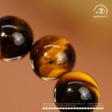 Vòng Tay Mắt Hổ Vàng Nâu 8mm 5A 