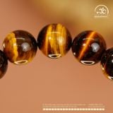  Vòng Tay Mắt Hổ Vàng Nâu 8mm 5A 