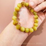  Vòng Tay Đá Mắt Hổ Vàng 10mm 5A 