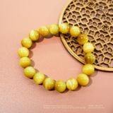  Vòng Tay Đá Mắt Hổ Vàng 10mm 5A 