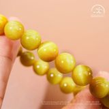  Vòng Tay Đá Mắt Hổ Vàng 10mm 5A 