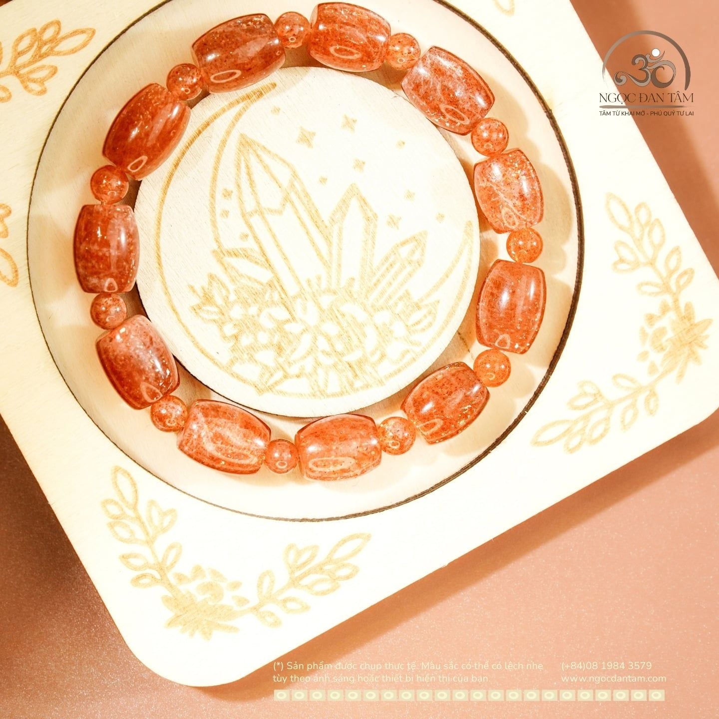  Vòng Tay Mặt Trời lu thống 9mm 5A 