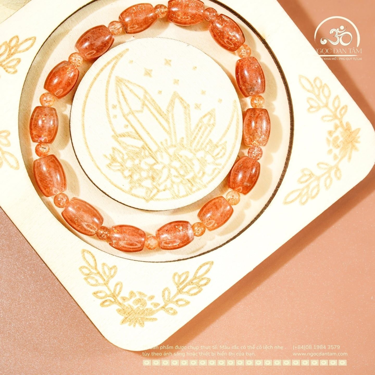  Vòng Tay Mặt Trời lu thống 8mm 5A 