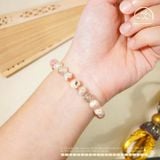  Vòng Tay Đá Mặt Trời Đa Sắc 8mm 