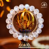  Vòng Tay Đá Mặt Trăng 10mm 6A 
